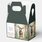 Schattige Moose Baby shower Genderneutraal Bedankdoosjes (Geopend)
