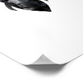 Schattige Moose Hear 3D - Animals World Sticker 1 Poster (Hoek)