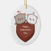 schattige mosjekkatten keramisch ornament (Rechts)