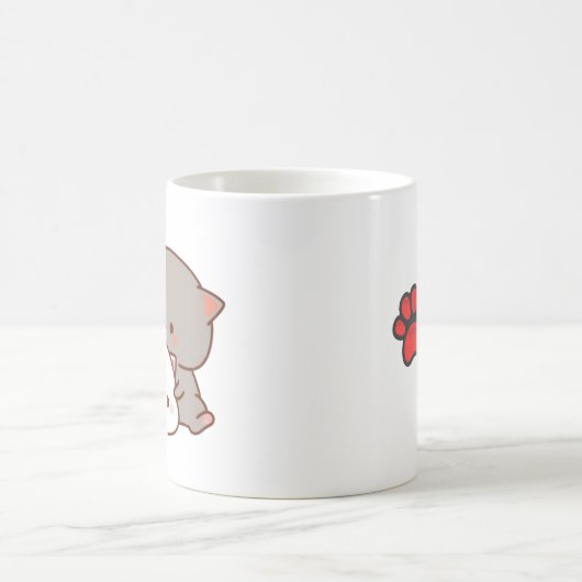 schattige mosjeskat koffiemok (Center)