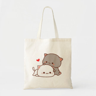schattige mosjeskat tote bag