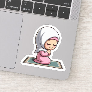 Schattige Motivatie islamitisch gebed voor islamit Sticker