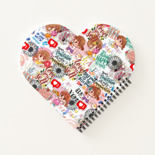 Schattige Motivatie – Positieve Citaat Kawaii Notitieboek