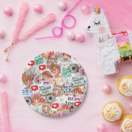 Schattige Motivatie – Positieve Kawaii Citaat Papieren Bordje
