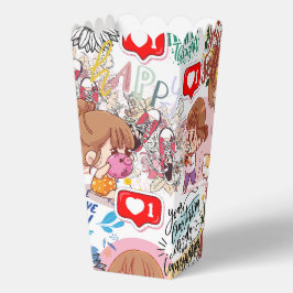 Schattige Motivatie – Positieve Quote Kawaii Bedankdoosjes