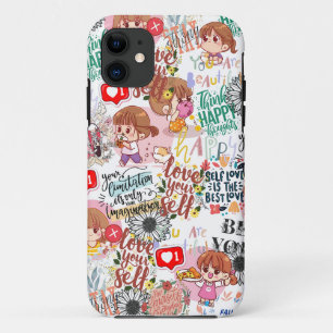 Schattige Motivatie – Positieve Quote Kawaii Case-Mate iPhone Case