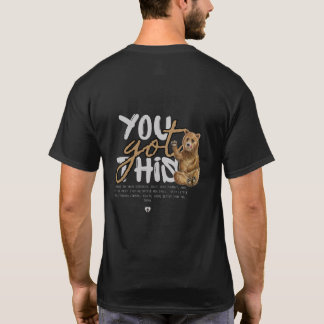 Schattige Motivatie Slogan Shirt Design