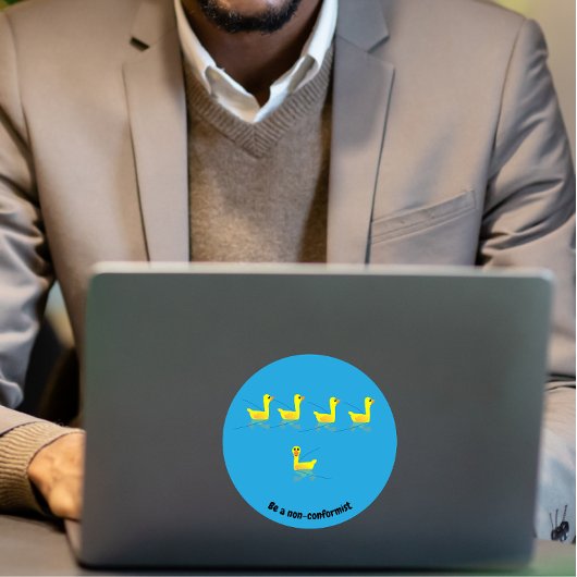 Schattige Motiverende Eenden Sticker