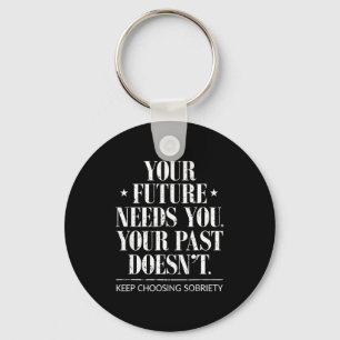 Schattige Motiverende Nuchtere Verslavings Inspire Sleutelhanger