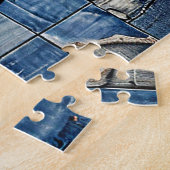 Schattige mozaïek Hond Legpuzzel (Zijkant)