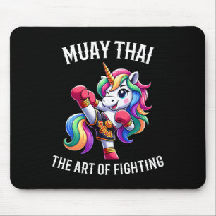 Schattige Muay Thai Eenhoorn - Kickboksen En Eenho Muismat