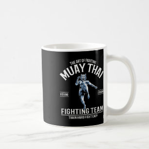 Schattige Muay Thai Eenhoorns Thaise Boksen En Kic Koffiemok