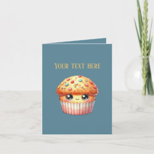 Schattige muffinliefhebbers Bakkerij verkopers aan Kaart