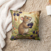 Schattige Muis Bosdieren  Kussen (Deken)