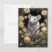 schattige muis briefkaart (Voorkant / Achterkant)