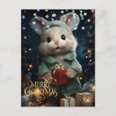 Schattige Muis. Felicitaties.  Ansichtkaart Briefkaart (Voorkant)