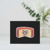 schattige muis in kaas briefkaart (Staand voorkant)