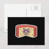 schattige muis in kaas briefkaart (Voorkant / Achterkant)