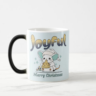 Schattige Muis Prettig Kerstfeest Magische Mok