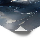 Schattige Muis Rijden op een Motorcycle Perfect Poster (Hoek)