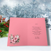 Schattige Muis Roze Dochter Kerstmis Kaart