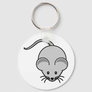 Schattige muis sleutelhanger