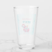Schattige Muis Stijlvol Strand Glas (Achterkant)