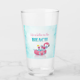 Schattige Muis Stijlvol Strand Glas
