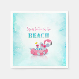 Schattige Muis Stijlvol Strand Servet