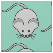 Schattige muis stof (Close Up)