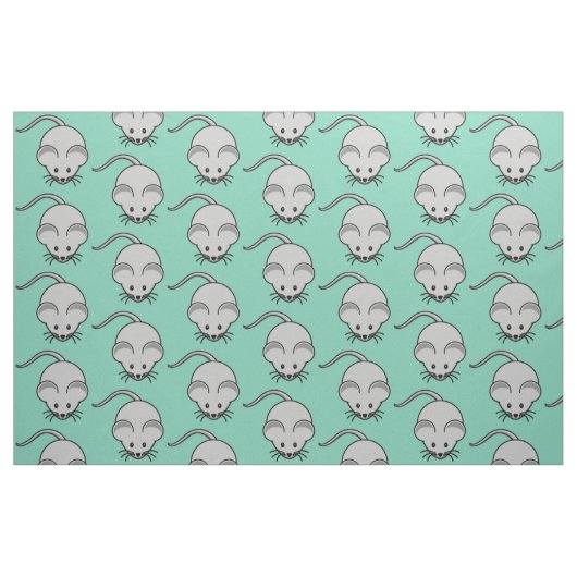 Schattige muis stof (Fat Quarter)