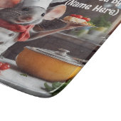 Schattige Muischef snijplank (Hoek)