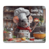 Schattige Muischef snijplank (Voorkant)