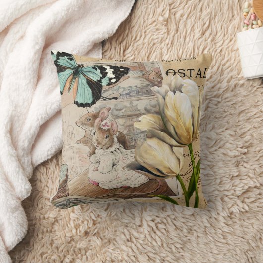 Schattige muizen, boerderijen, bloemkolen en kinde kussen (Deken)