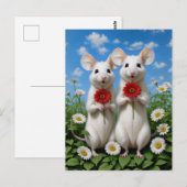 schattige muizen briefkaart (Voorkant / Achterkant)