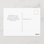 Schattige muizen sleeën vrolijk kerstfeest allemaa briefkaart (Achterkant)