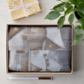 Schattige muizenpaar in schilderachtige dorpdecoup tissuepapier (Geschenk)