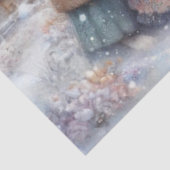 Schattige muizenpaar in schilderachtige dorpdecoup tissuepapier (Detail)