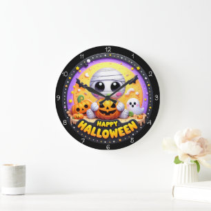 Schattige mummie Fijne Halloween Grote Klok