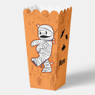 Schattige mummie Halloween traktatie Bedankdoosjes