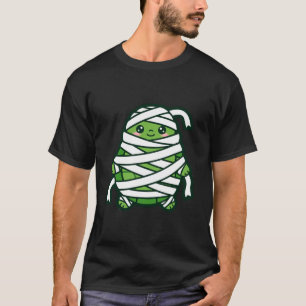 Schattige Mummie Schildpad Halloween T-shirt