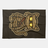 Schattige Mummie Spelkat Theedoek (Horizontaal)