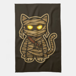 Schattige Mummie Spelkat Theedoek