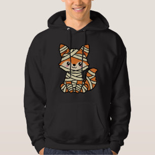 Schattige Mummie Vos Halloween Hoodie