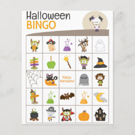 Schattige Mummy Girl Halloween BINGO Board!