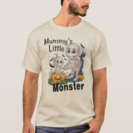 Schattige Mummy's Little Monster Grappig Halloween T-shirt