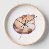 Schattige Munchkin Cat Sleeping Classic T-shirt (Voorkant)