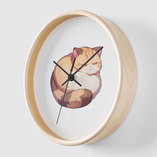 Schattige Munchkin Cat Sleeping Classic T-shirt (Hoek)