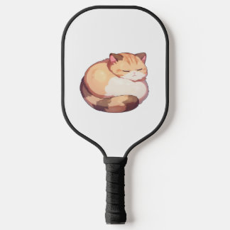 Schattige Munchkin Cat Sleeping Classic T-shirt Pickleball Paddle