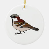 Schattige mus keramisch ornament (Voorkant)